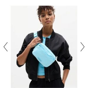 Athleta All About Large Crossbody Belt Bag Aqua, NWOT